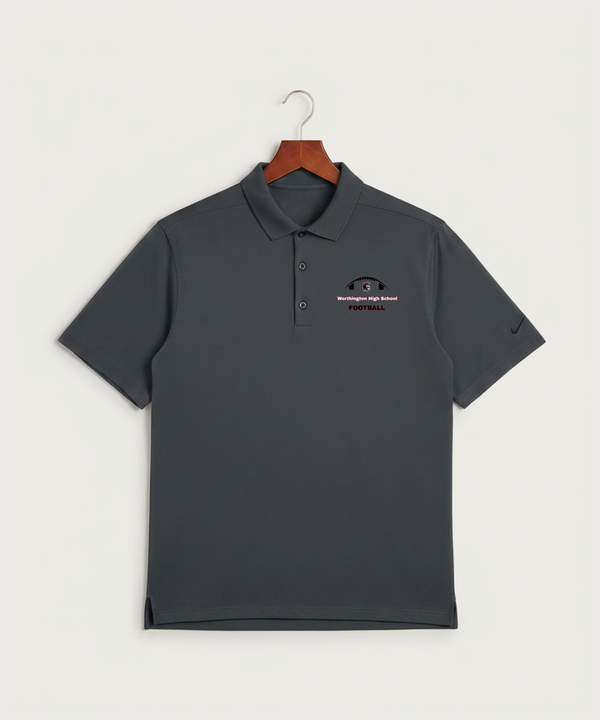 Worthington High School Football (Boys) - Anthracite Polo - Left Chest