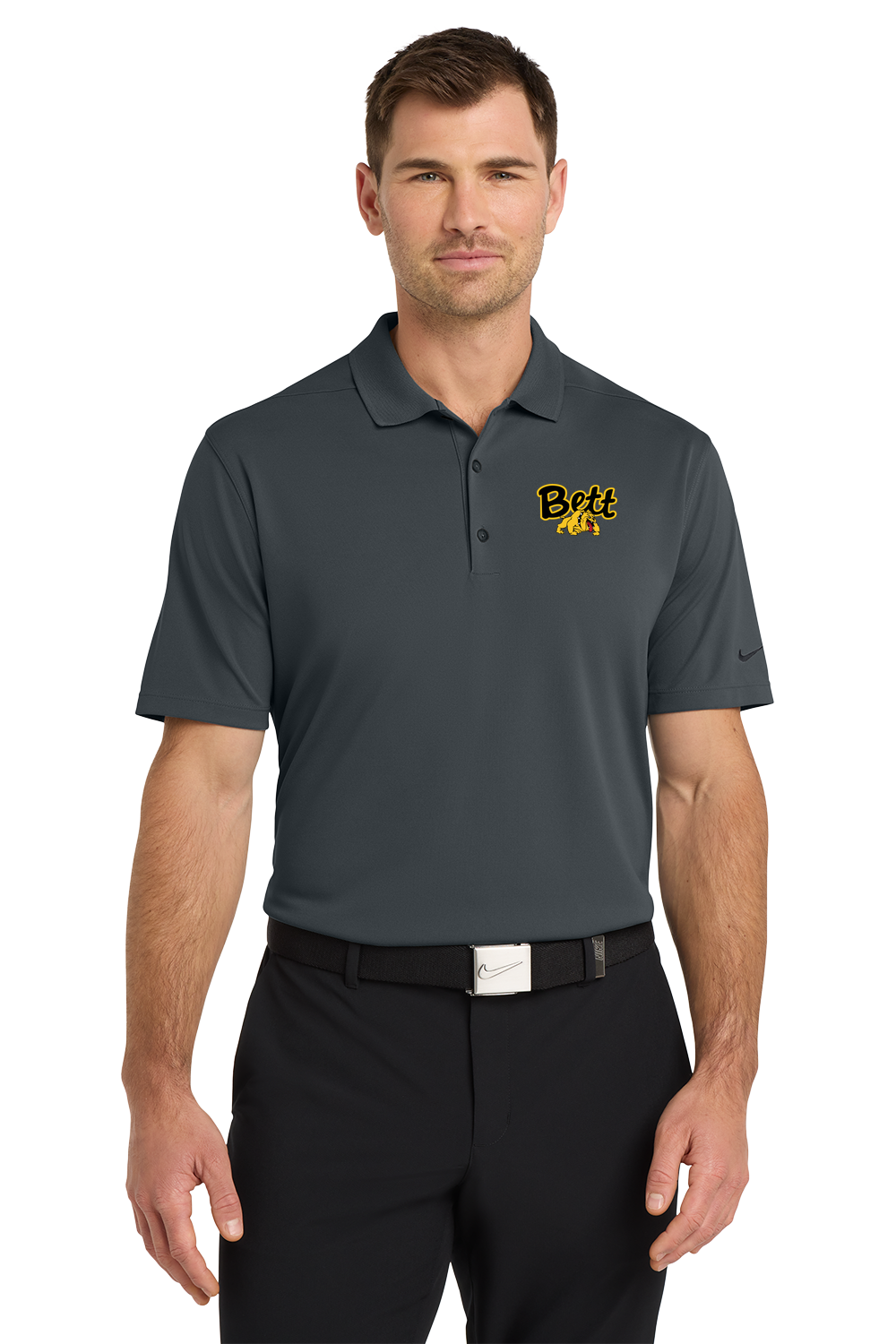 Testing 67 - Anthracite Polo - Left Chest