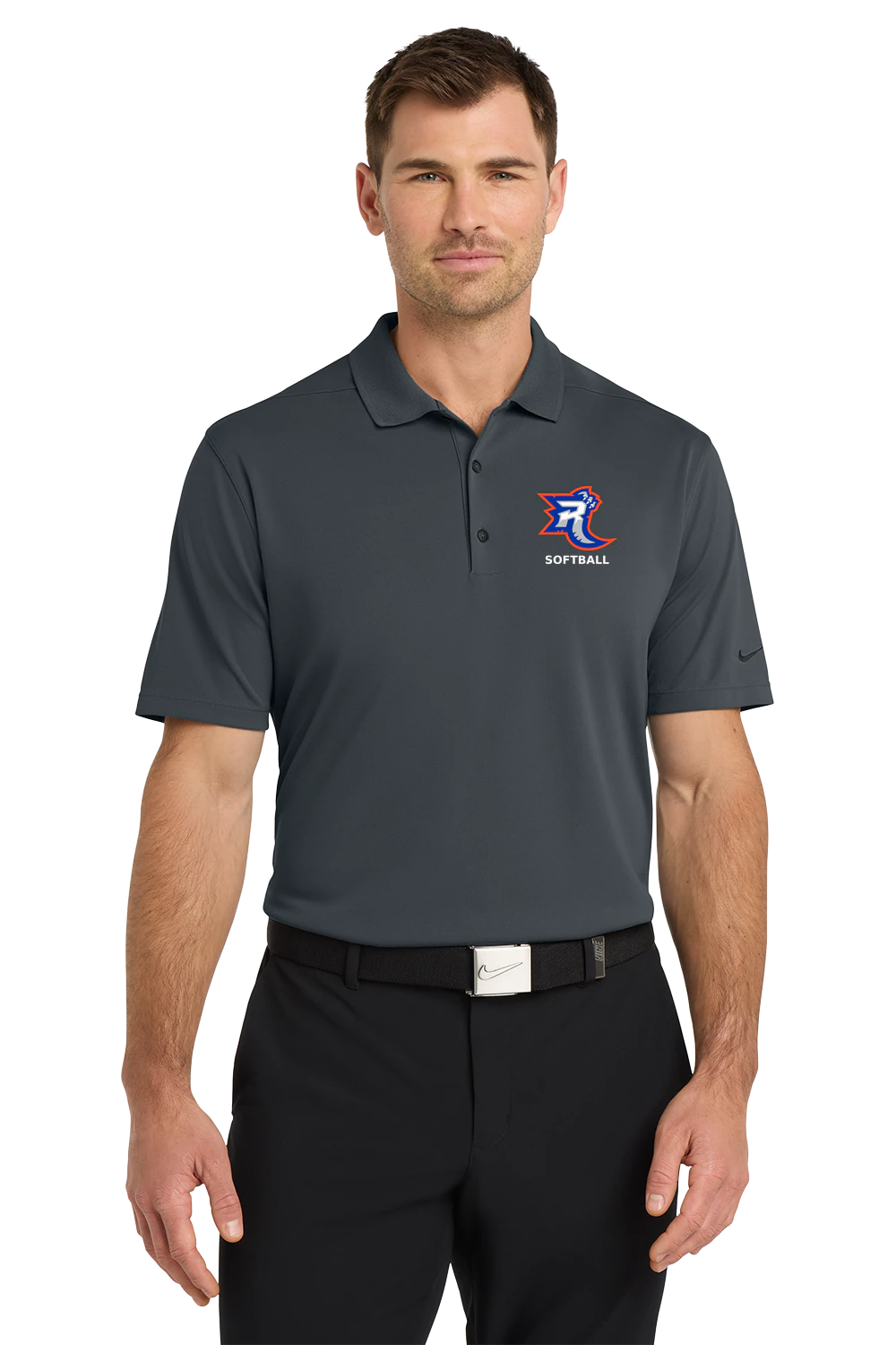 Carlton Wrenshall Softball - Anthracite Polo - Left Chest