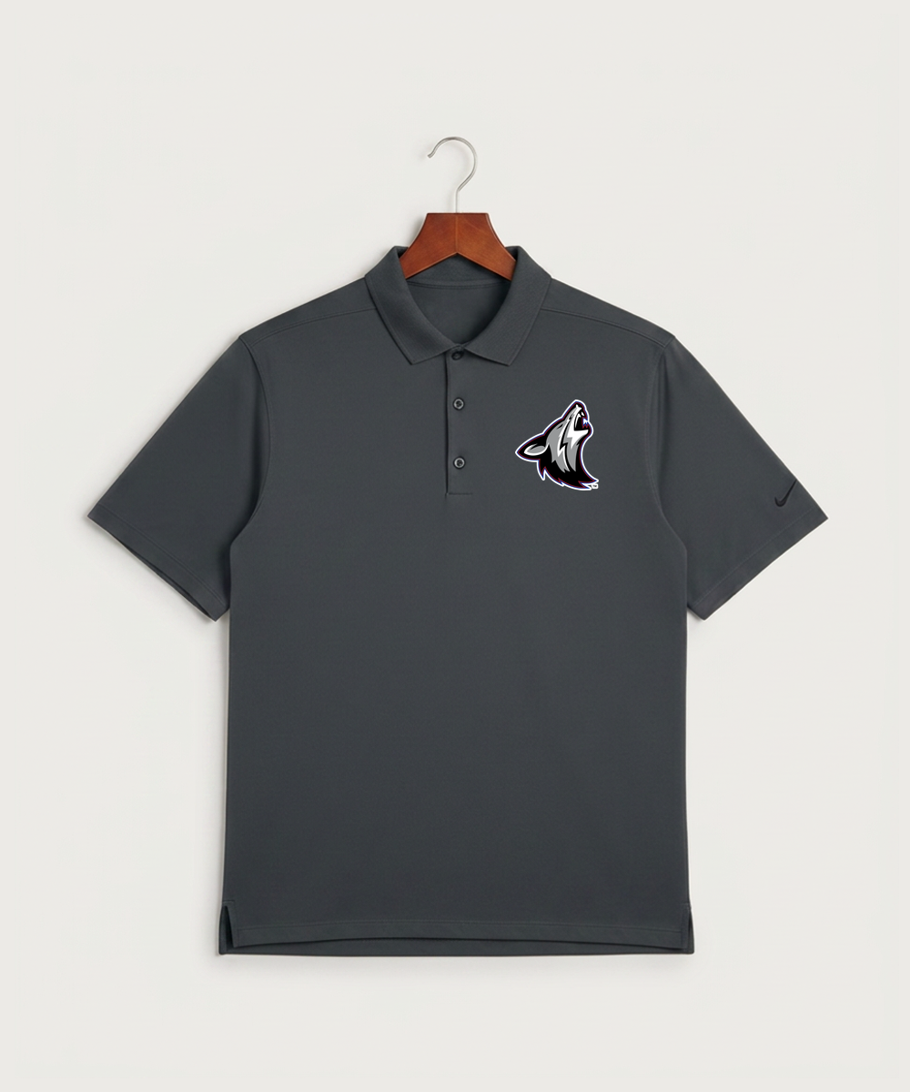 Heron Lake-Okabena High School Football (Boys) - Anthracite Polo - Left Chest