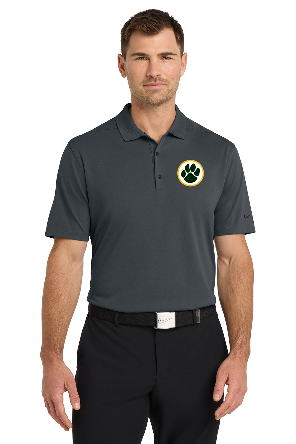 Ashwaubenon High School Football (Boys) - Anthracite Polo - Left Chest