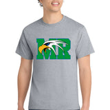 Maple River High School hockey_boys - Athletic Heather Port & Co Core Cotton Tee. PC54