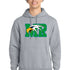 Maple River High School hockey_boys - Athletic Heather Port & Co Core Fleece Pullover Hooded Sweatshirt. PC78H