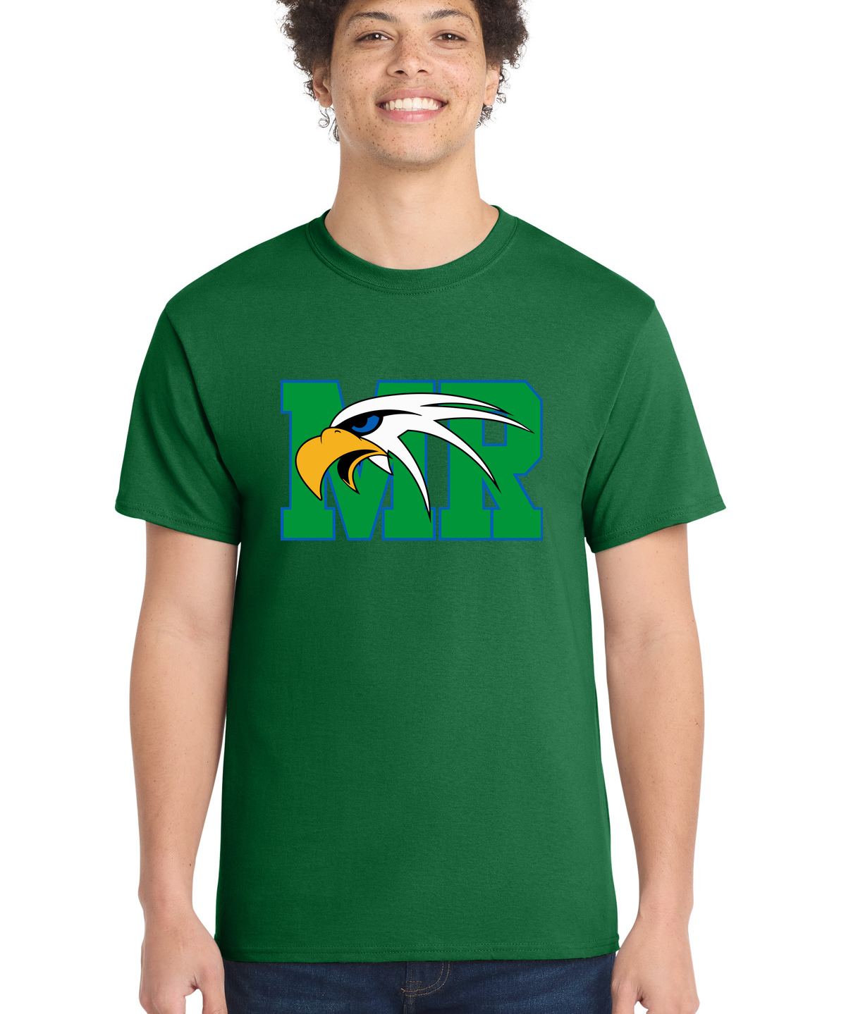 Maple River High School hockey_boys - Athletic Kelly Port & Co Core Cotton Tee. PC54