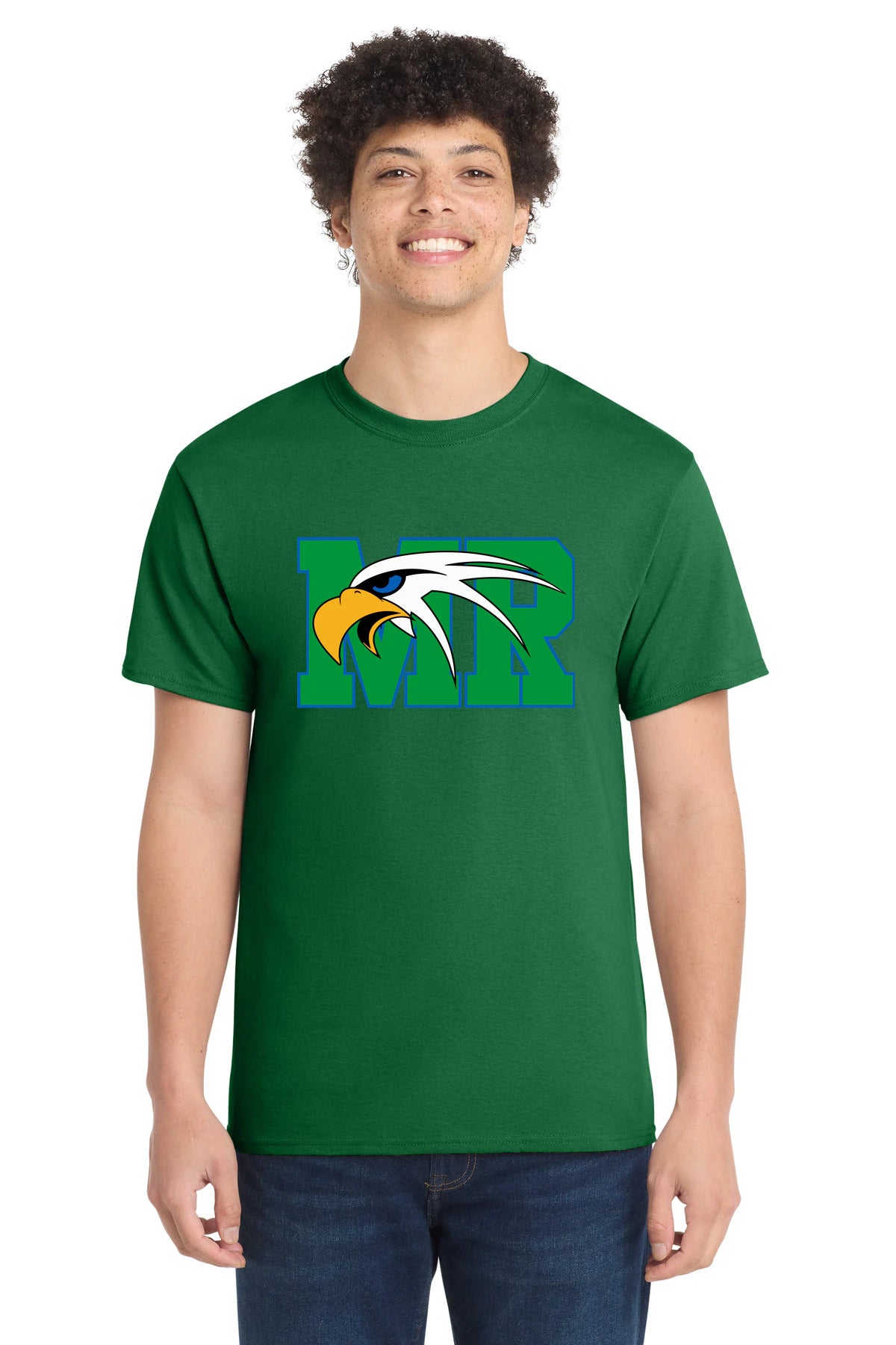 Maple River High School hockey_boys - Athletic Kelly Port & Co Core Cotton Tee. PC54