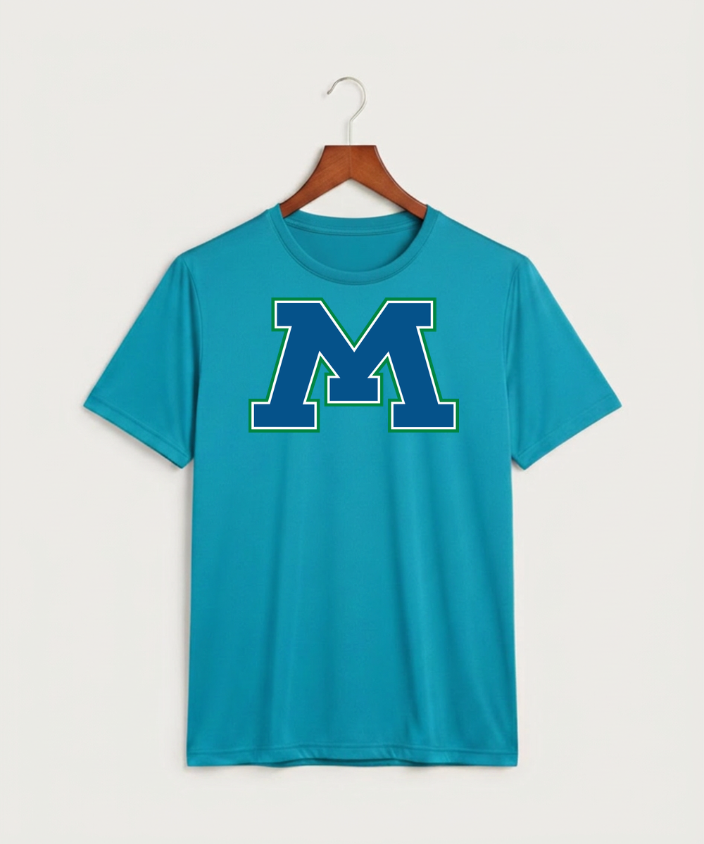 Minnewaska Area High School Football (Boys) - Atomic Blue Sport-Tek PosiCharge Competitor Tee. ST350