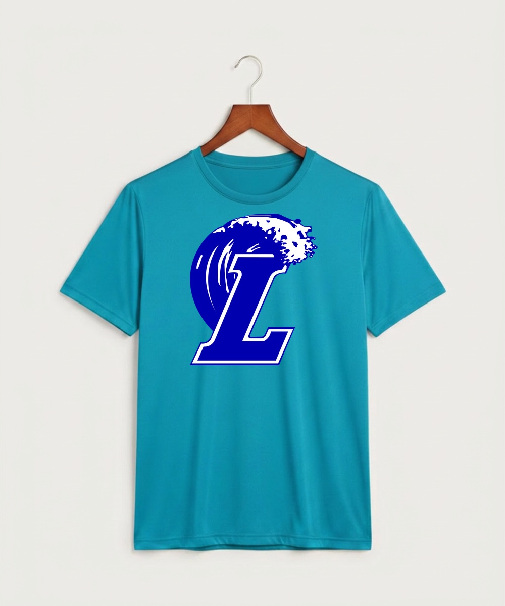 Lakeview High School Football (Boys) - Atomic Blue Sport-Tek PosiCharge Competitor Tee. ST350