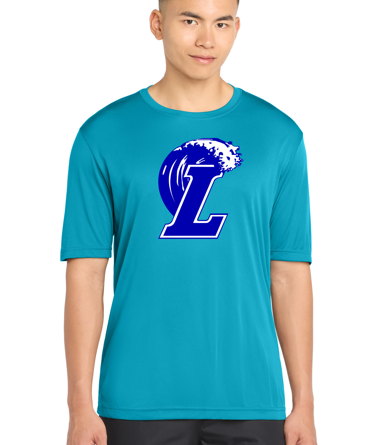 Lakeview Football - Atomic Blue Sport-Tek PosiCharge Competitor Tee. ST350