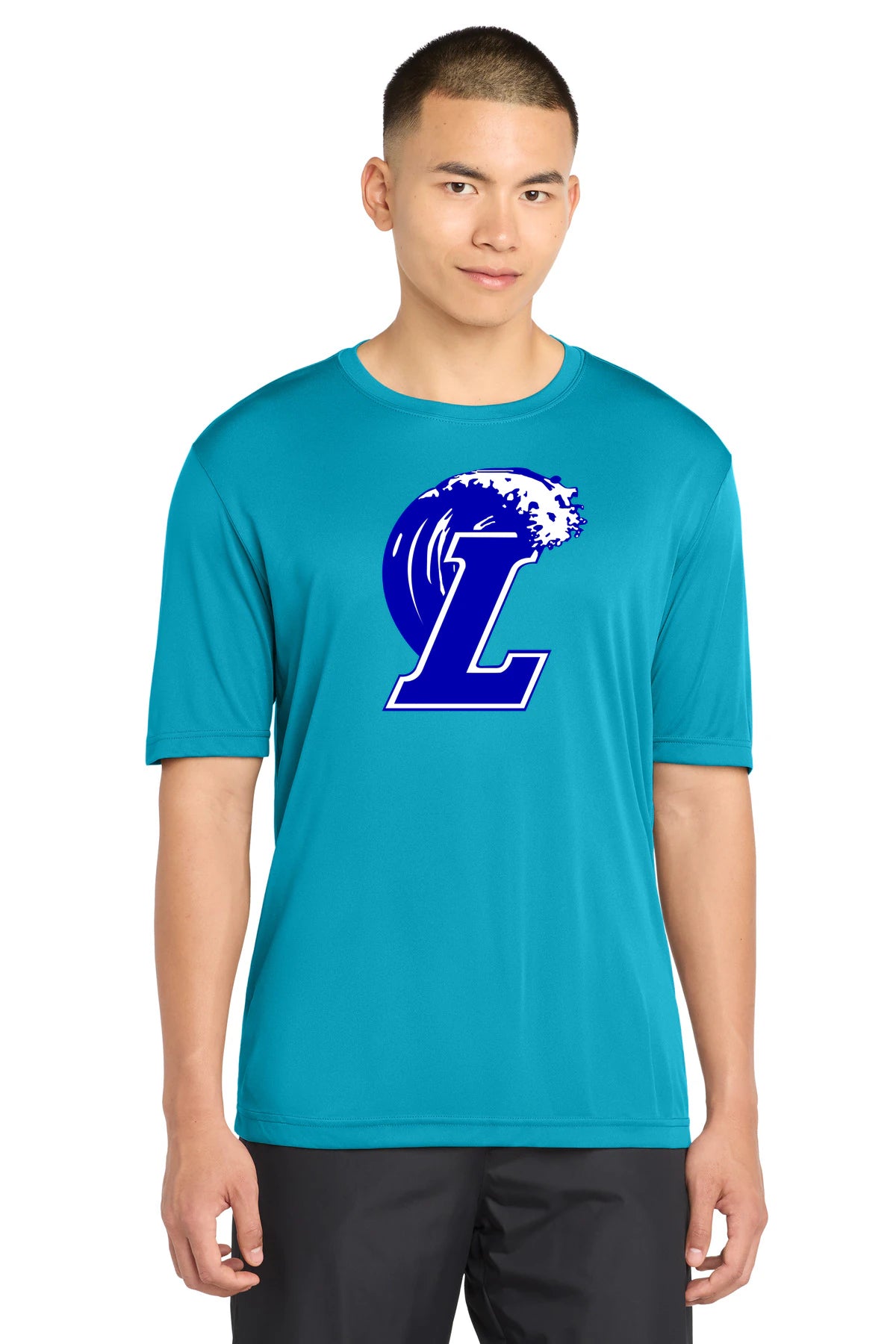 Lakeview Football - Atomic Blue Sport-Tek PosiCharge Competitor Tee. ST350