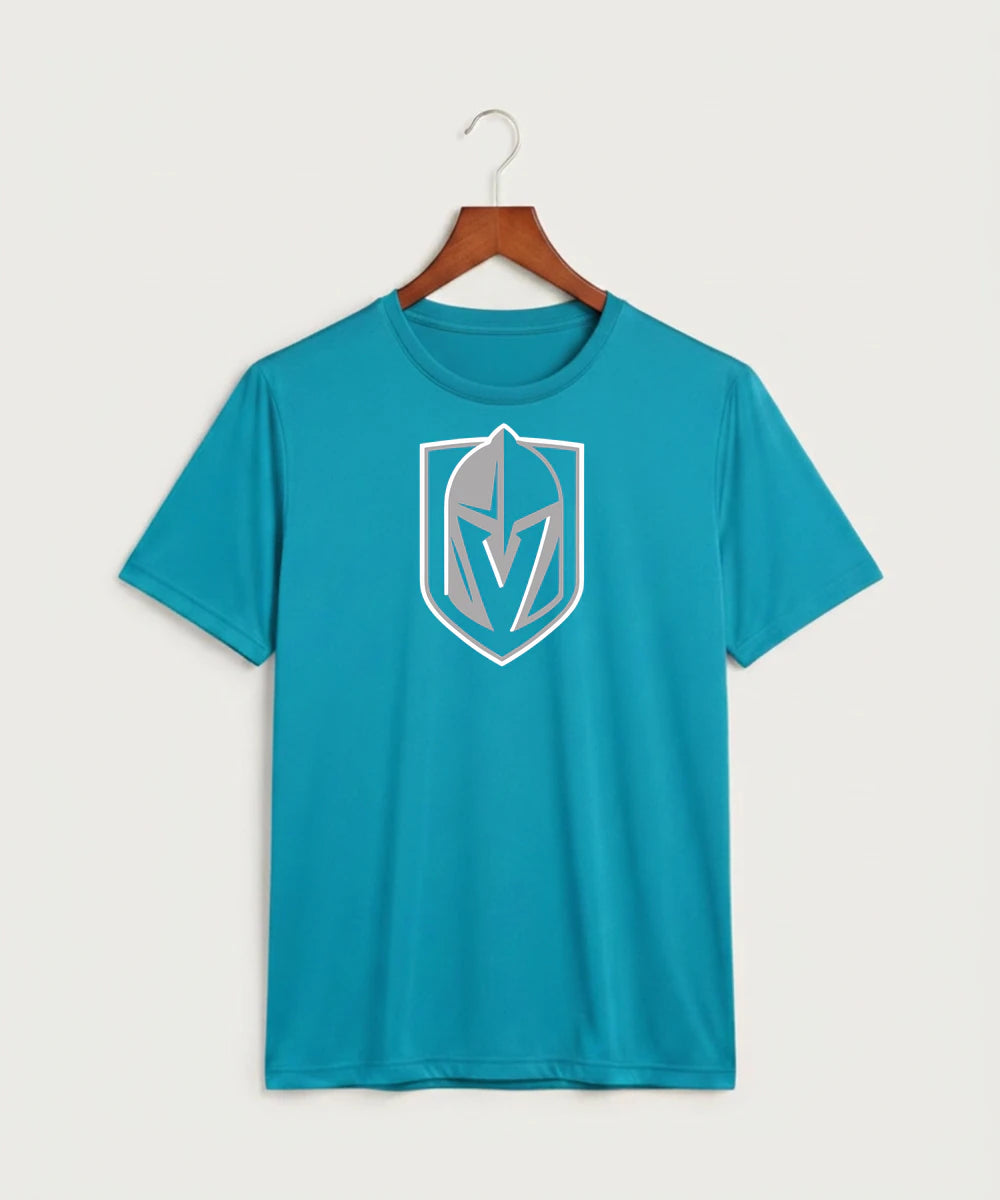 Lake Crystal-Welcome-Memorial High School Football (Boys) - Atomic Blue Sport-Tek PosiCharge Competitor Tee. ST350