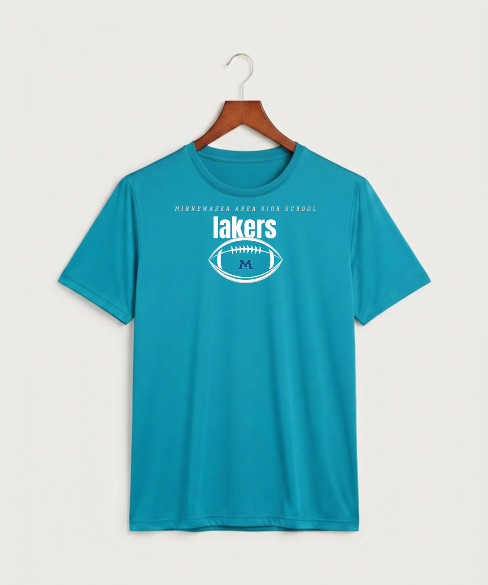Minnewaska Area High School Football (Boys) - Atomic Blue Sport-Tek PosiCharge Competitor Tee. ST350