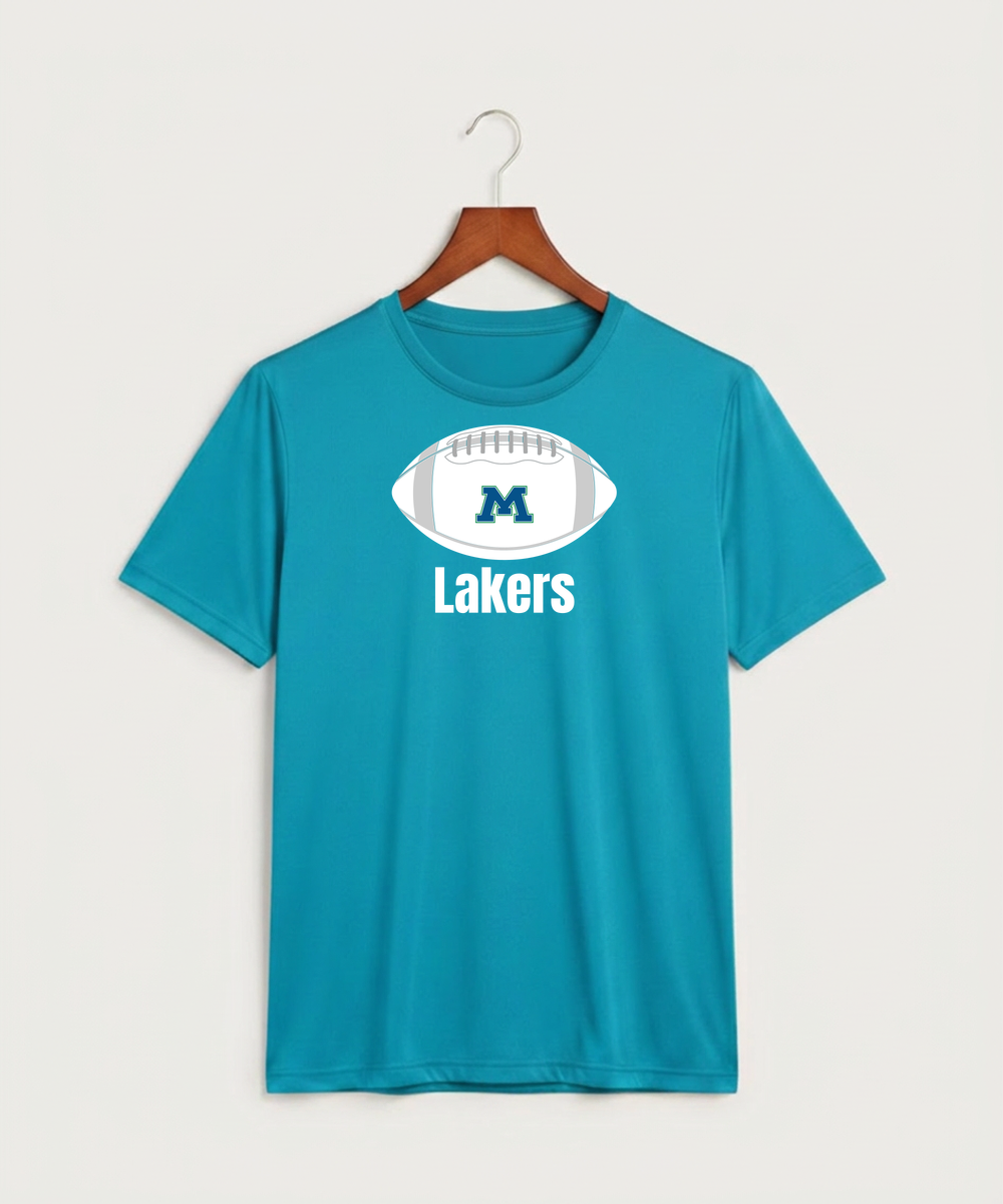 Minnewaska Area High School Football (Boys) - Atomic Blue Sport-Tek PosiCharge Competitor Tee. ST350