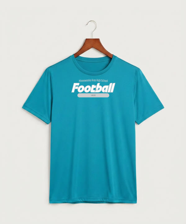 Minnewaska Area High School Football (Boys) - Atomic Blue Sport-Tek PosiCharge Competitor Tee. ST350
