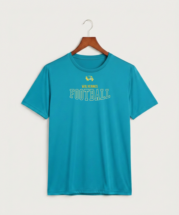 Wadena Deer Creek High School Football (Boys) - Atomic Blue Sport-Tek PosiCharge Competitor Tee. ST350