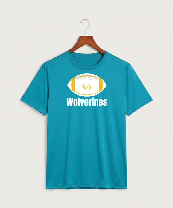 Wadena Deer Creek High School Football (Boys) - Atomic Blue Sport-Tek PosiCharge Competitor Tee. ST350