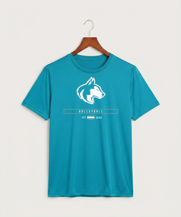 Owatonna High School Volleyball (Girls) - Atomic Blue Sport-Tek PosiCharge Competitor Tee. ST350