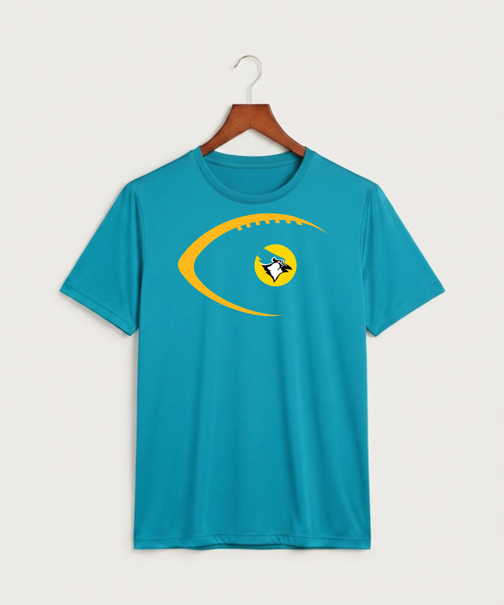Waseca High School Football (Boys) - Atomic Blue Sport-Tek PosiCharge Competitor Tee. ST350