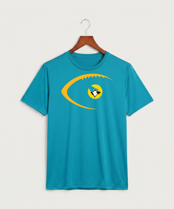 Waseca High School Football (Boys) - Atomic Blue Sport-Tek PosiCharge Competitor Tee. ST350