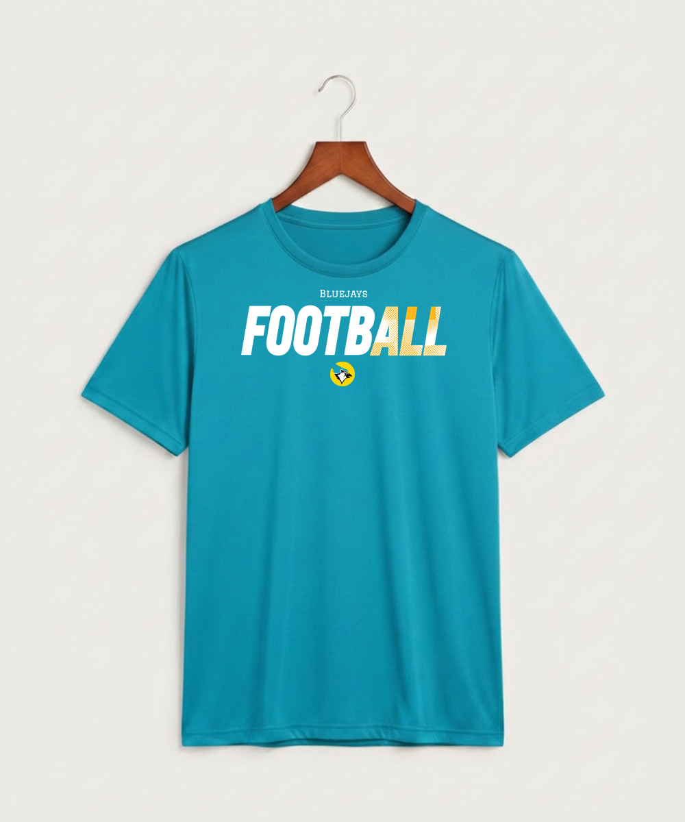 Waseca High School Football (Boys) - Atomic Blue Sport-Tek PosiCharge Competitor Tee. ST350