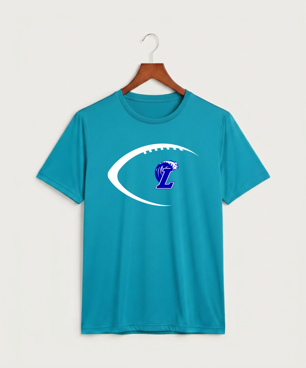 Lakeview High School Football (Boys) - Atomic Blue Sport-Tek PosiCharge Competitor Tee. ST350