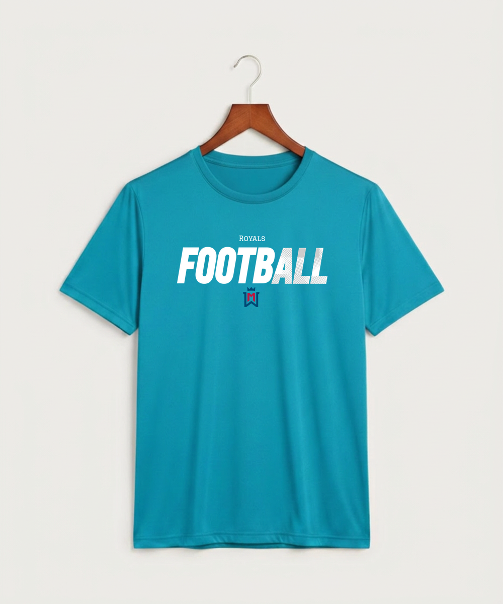 Watertown Mayer High School Football (Boys) - Atomic Blue Sport-Tek PosiCharge Competitor Tee. ST350