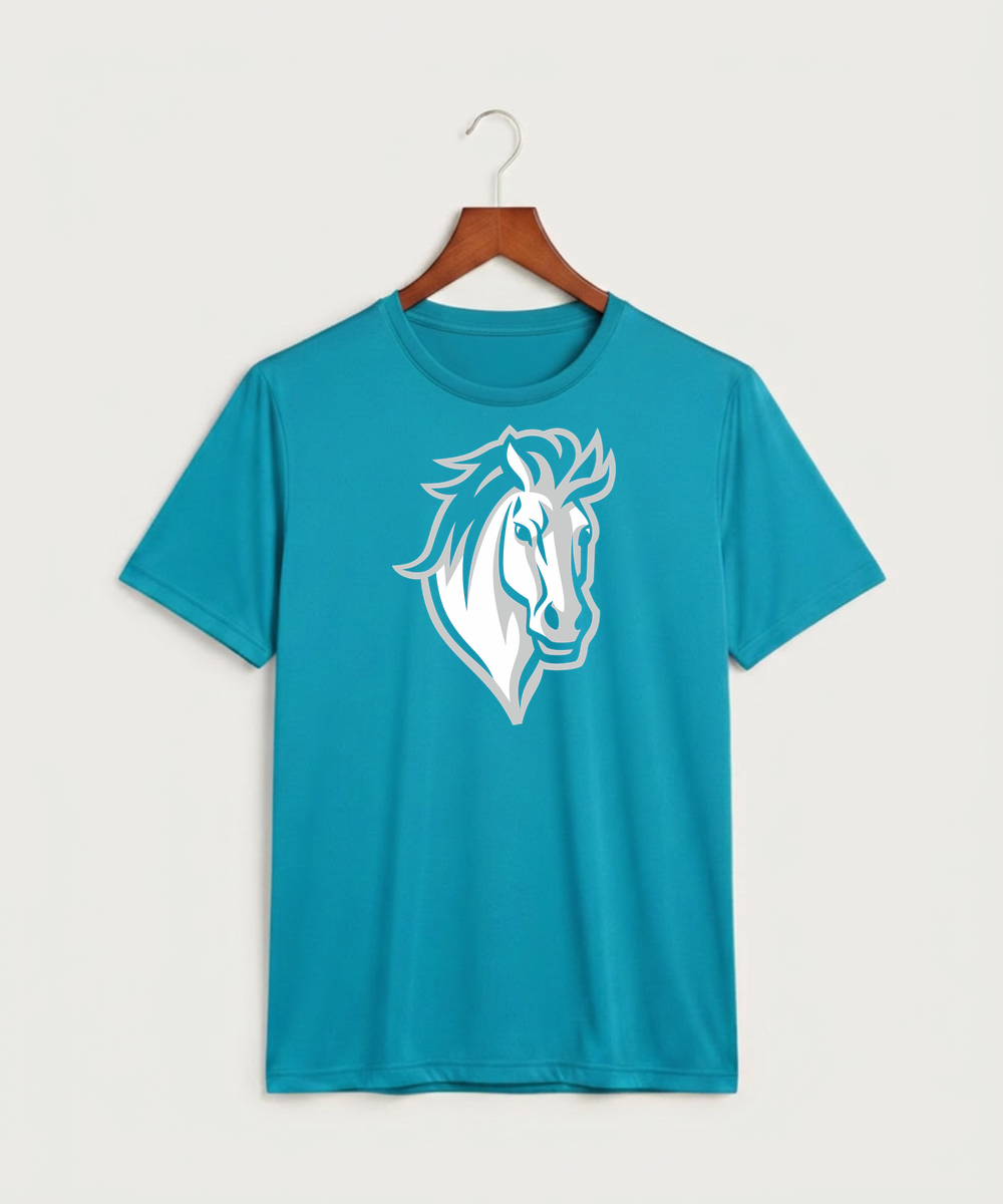 Mora High School Football (Boys) - Atomic Blue Sport-Tek PosiCharge Competitor Tee. ST350