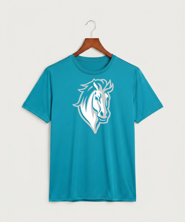 Mora High School Football (Boys) - Atomic Blue Sport-Tek PosiCharge Competitor Tee. ST350