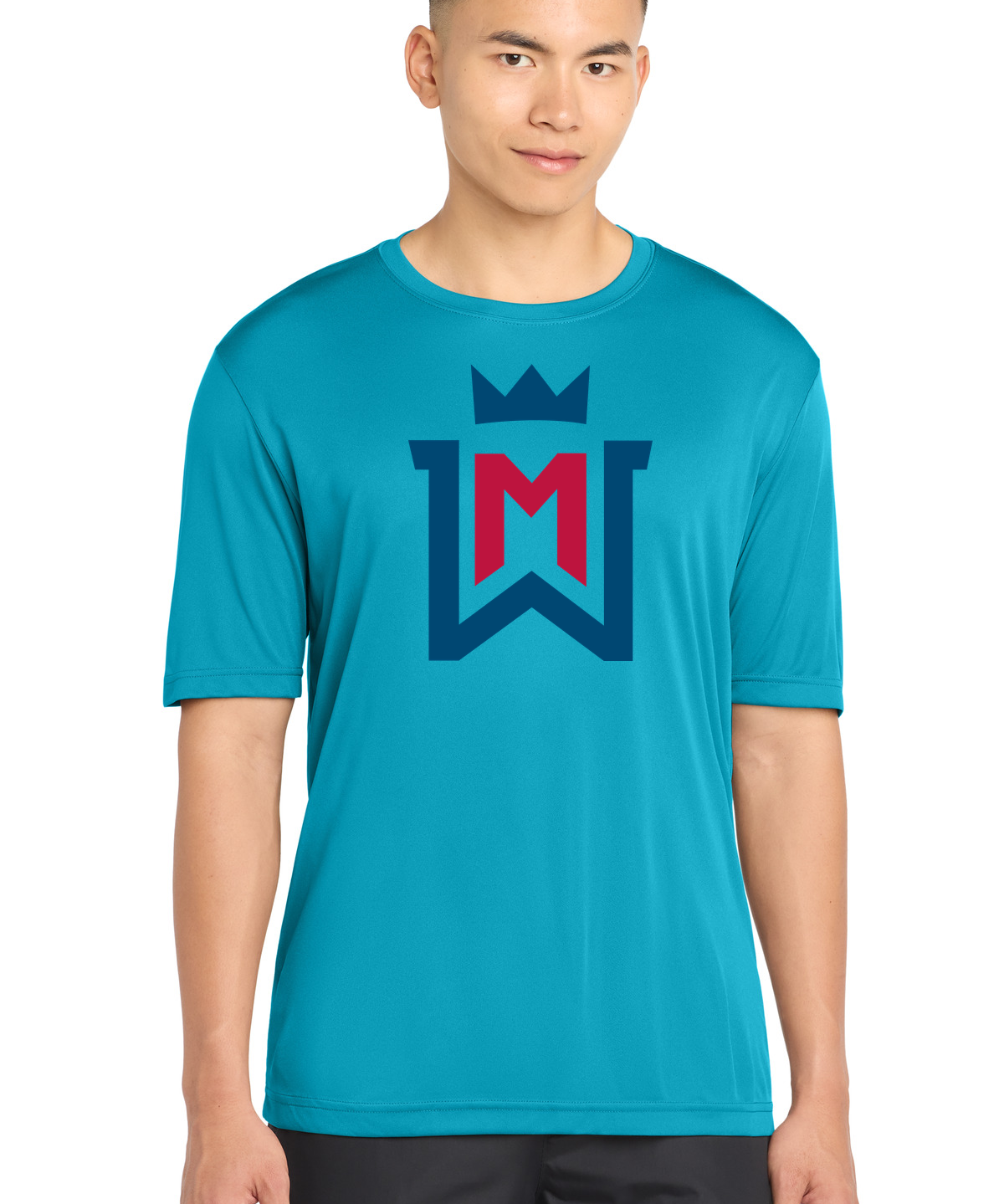 Watertown-Mayer Football - Atomic Blue Sport-Tek PosiCharge Competitor Tee. ST350