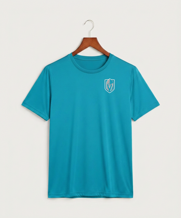 Lake Crystal-Welcome-Memorial High School Football (Boys) - Atomic Blue Sport-Tek PosiCharge Competitor Tee. ST350