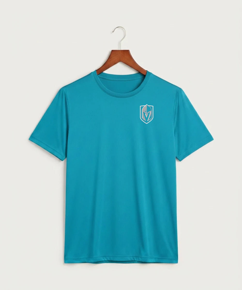 Lake Crystal-Welcome-Memorial High School Football (Boys) - Atomic Blue Sport-Tek PosiCharge Competitor Tee. ST350