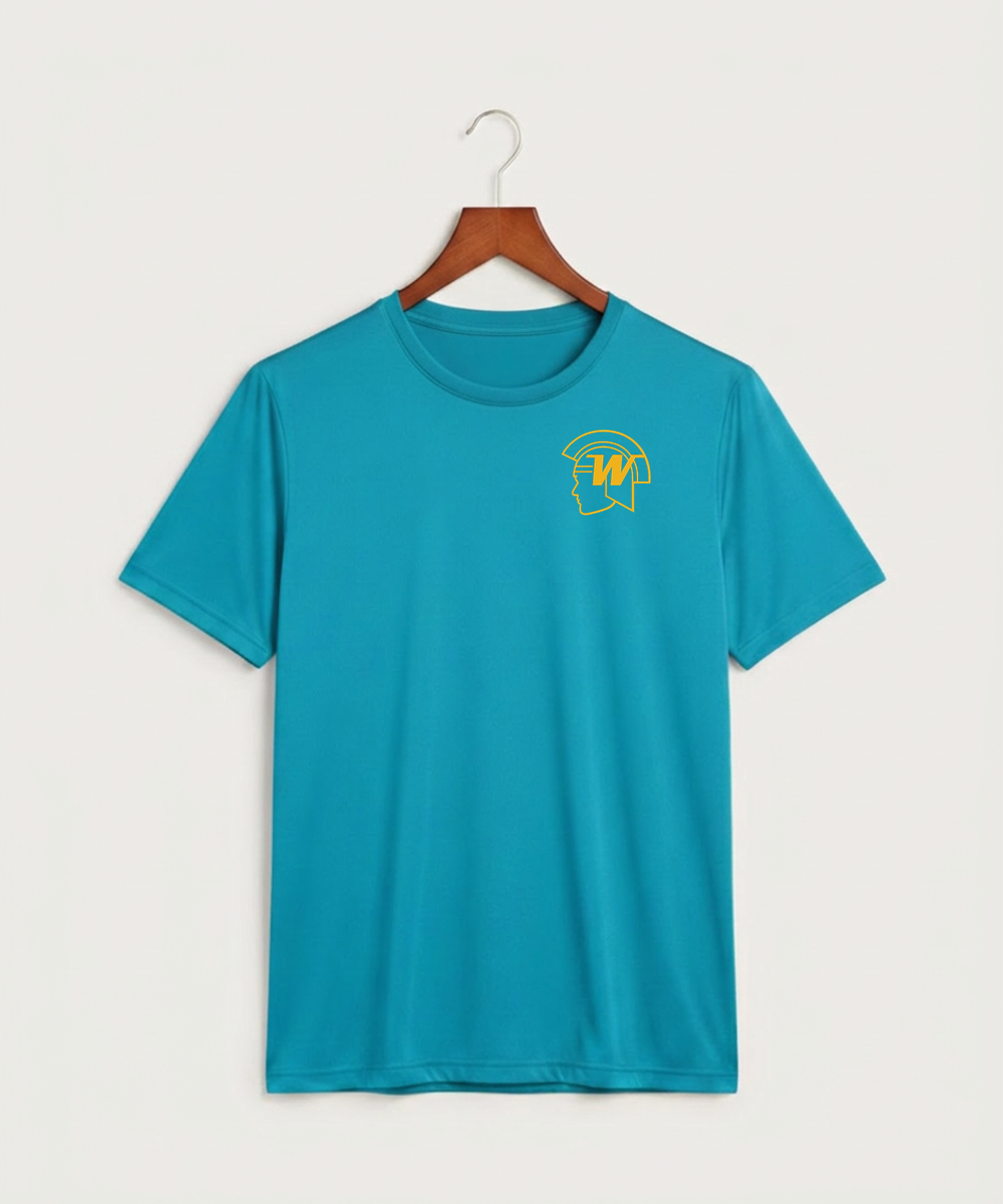 Wayzata High School Football (Boys) - Atomic Blue Sport-Tek PosiCharge Competitor Tee. ST350