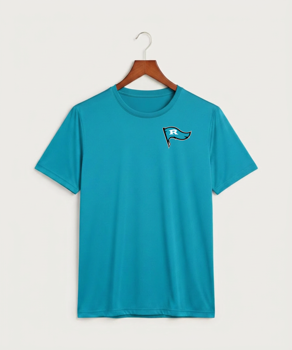 Red Lake County Central Football (Boys) - Atomic Blue Sport-Tek PosiCharge Competitor Tee. ST350