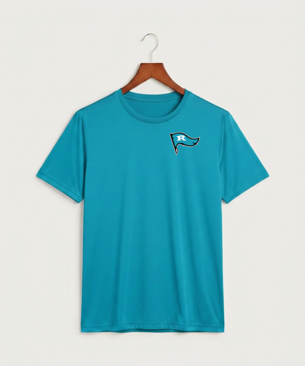 Red Lake County Central Football (Boys) - Atomic Blue Sport-Tek PosiCharge Competitor Tee. ST350
