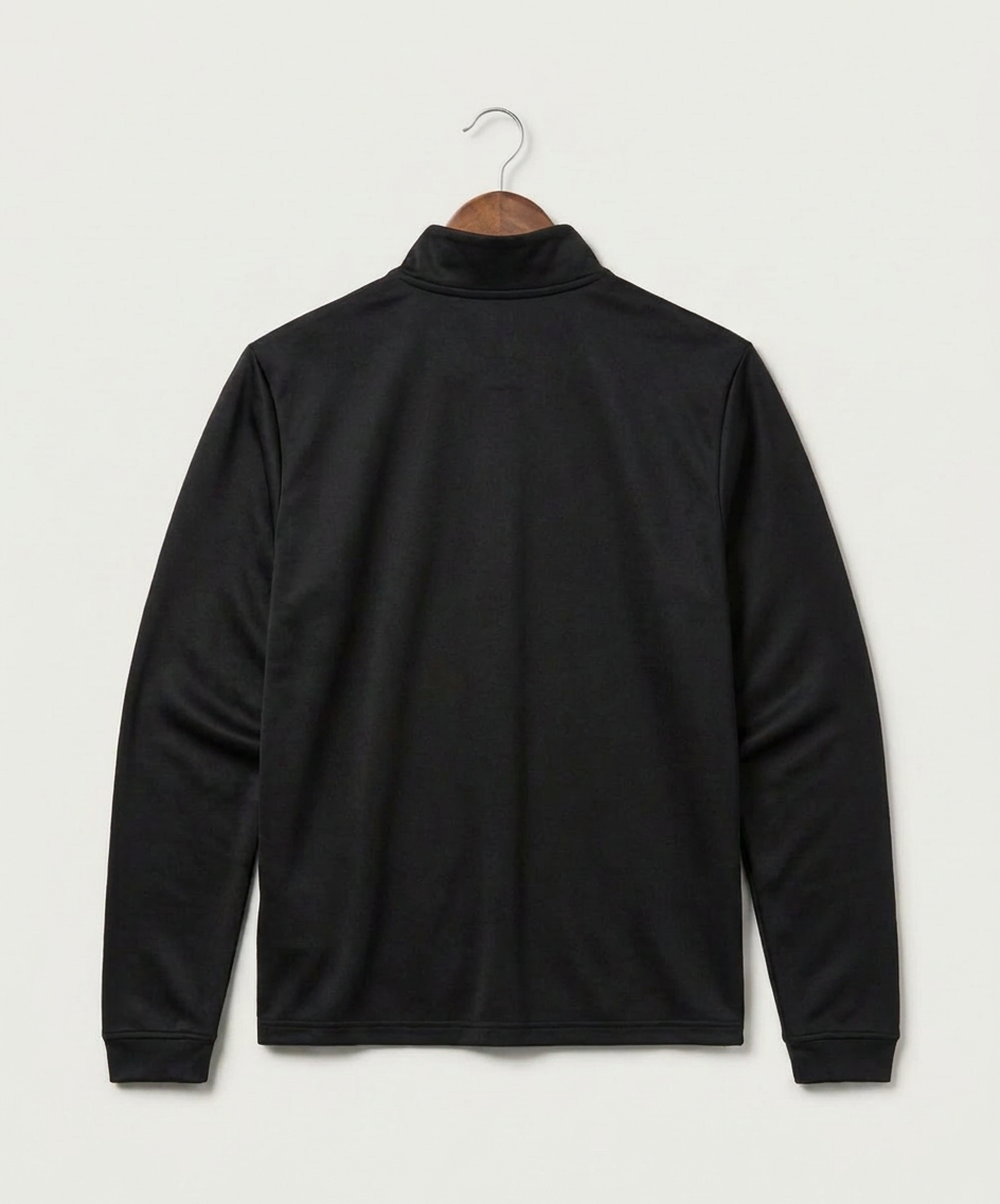 Goodhue High School Volleyball (Girls) - Black Men's Ultimate365 Lightweight Quarter-Zip Pullover (back)