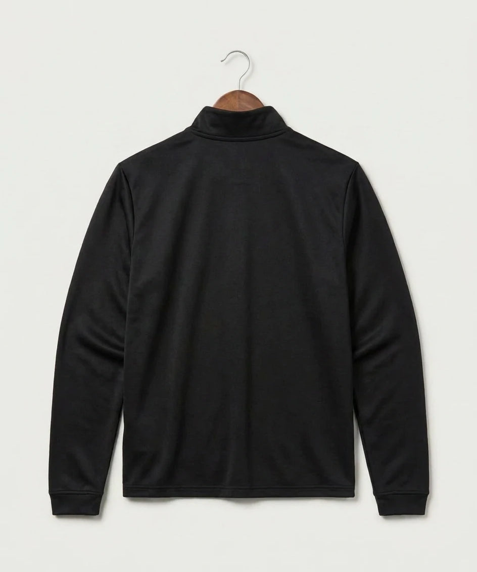 Hershey High School Volleyball Team Store - Black Men's Ultimate365 Lightweight Quarter-Zip Pullover (back)