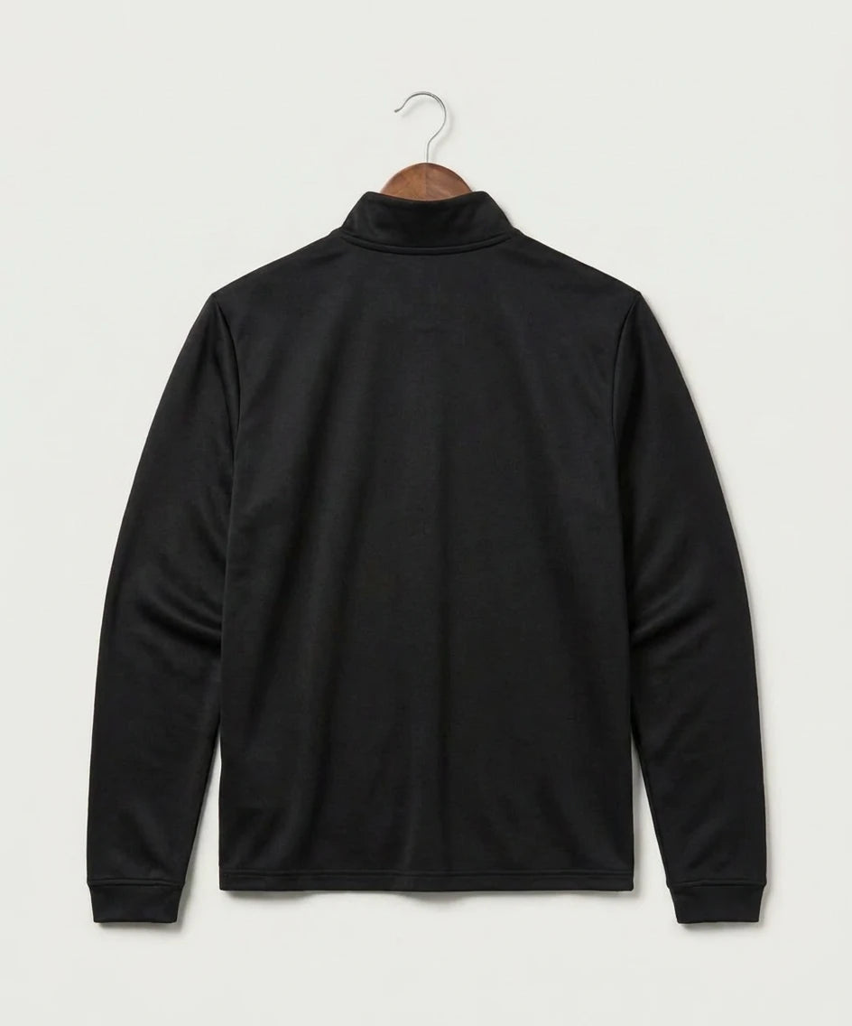 Hershey High School Volleyball Team Store - Black Men's Ultimate365 Lightweight Quarter-Zip Pullover (back)