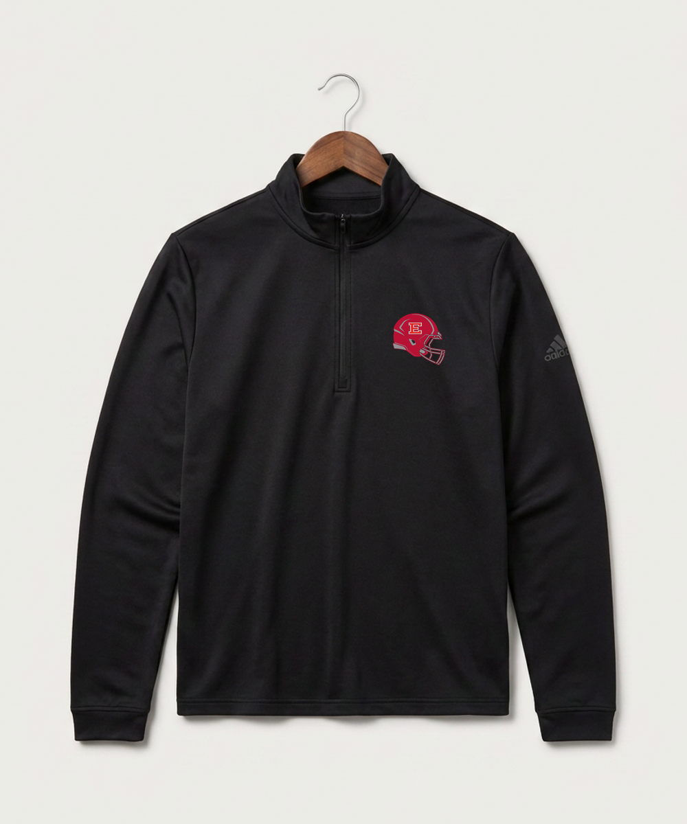 Duluth East High School Football (Boys) - Black Men's Ultimate365 Lightweight Quarter-Zip Pullover