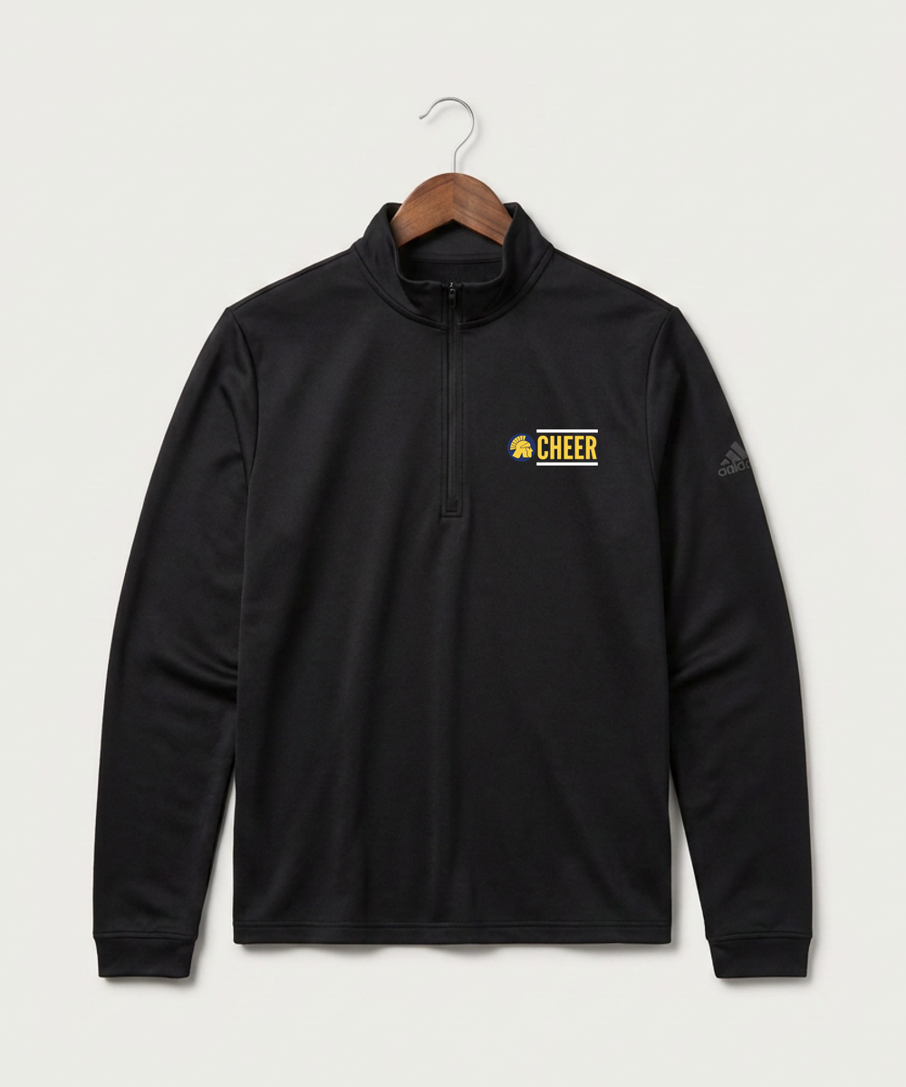 Wausau West High School Cheer - Black Men's Ultimate365 Lightweight Quarter-Zip Pullover