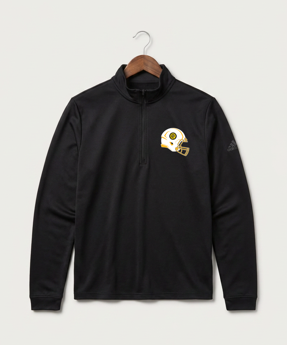 New London Spicer High School Football (Boys) - Black Men's Ultimate365 Lightweight Quarter-Zip Pullover