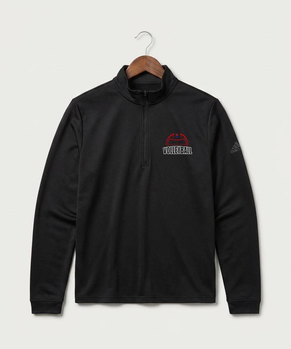 Davenport Central High School Volleyball (Girls) - Black Men's Ultimate365 Lightweight Quarter-Zip Pullover