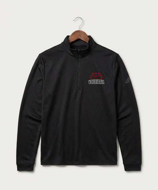 Davenport Central High School Volleyball (Girls) - Black Men's Ultimate365 Lightweight Quarter-Zip Pullover
