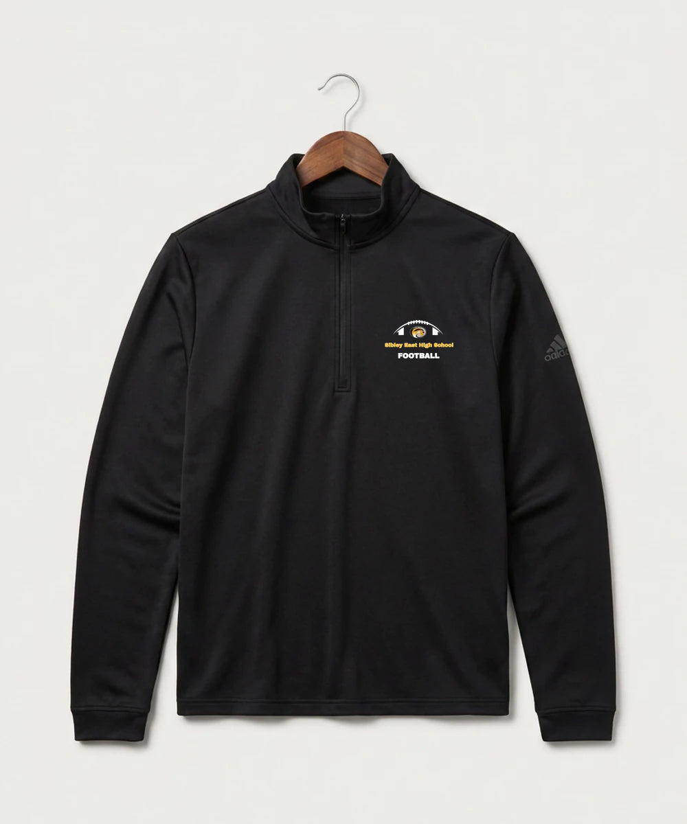 Sibley East High School Football (Boys) - Black Men's Ultimate365 Lightweight Quarter-Zip Pullover