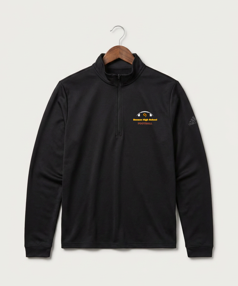 Benson High School Football (Boys) - Black Men's Ultimate365 Lightweight Quarter-Zip Pullover