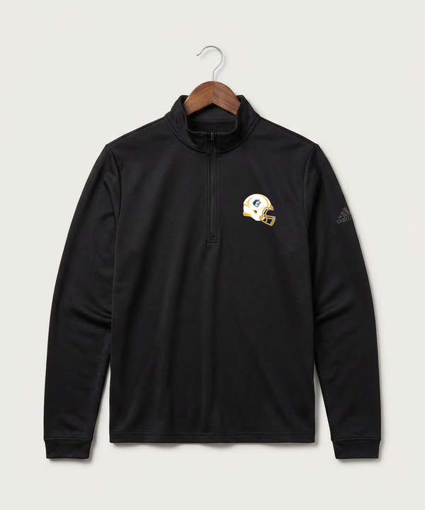 Bigfork Senior High School Football (Boys) - Black Men's Ultimate365 Lightweight Quarter-Zip Pullover