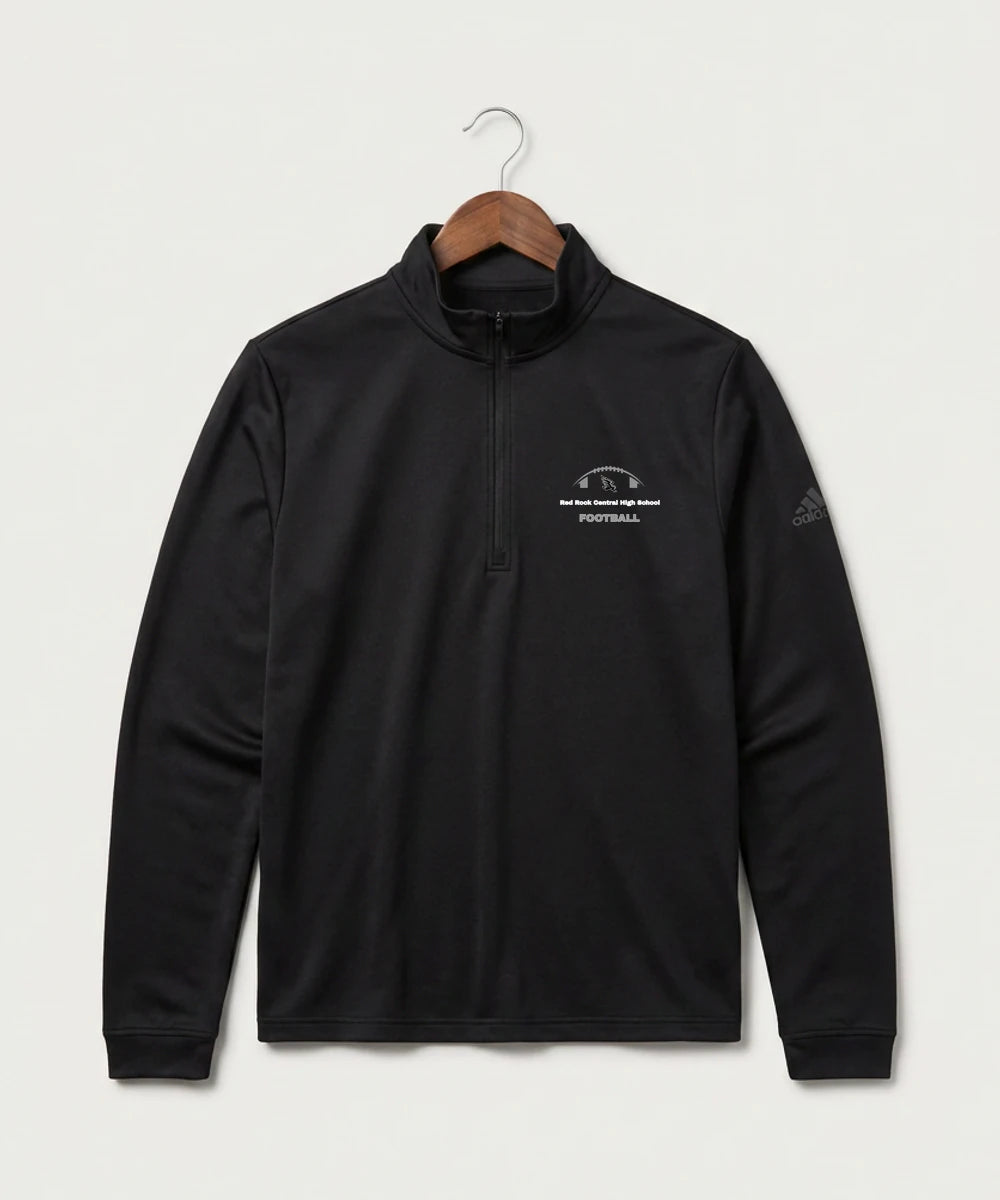 Red Rock Central High School Football (Boys) - Black Men's Ultimate365 Lightweight Quarter-Zip Pullover