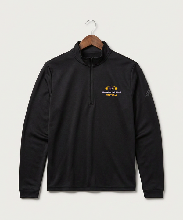Montevideo High School Football (Boys) - Black Men's Ultimate365 Lightweight Quarter-Zip Pullover