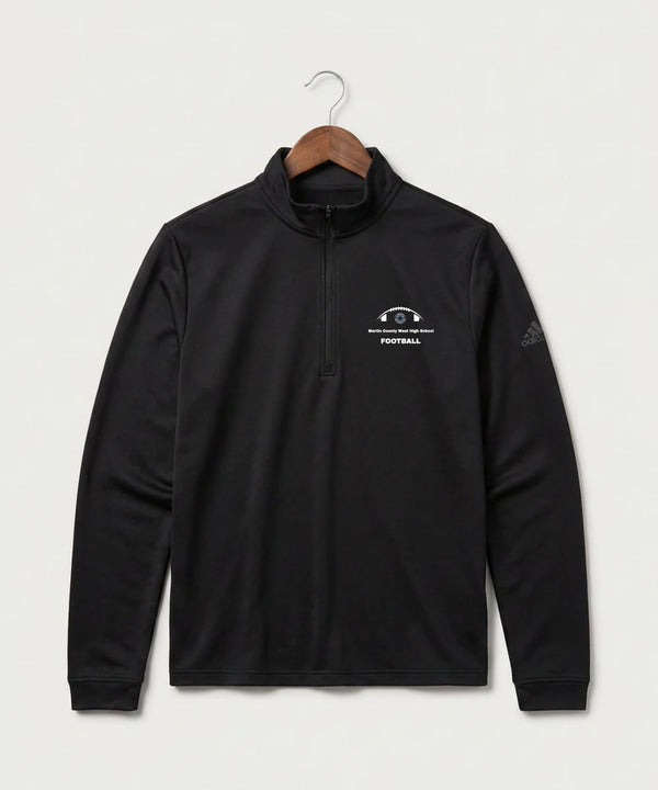 Martin County West High School Football (Boys) - Black Men's Ultimate365 Lightweight Quarter-Zip Pullover