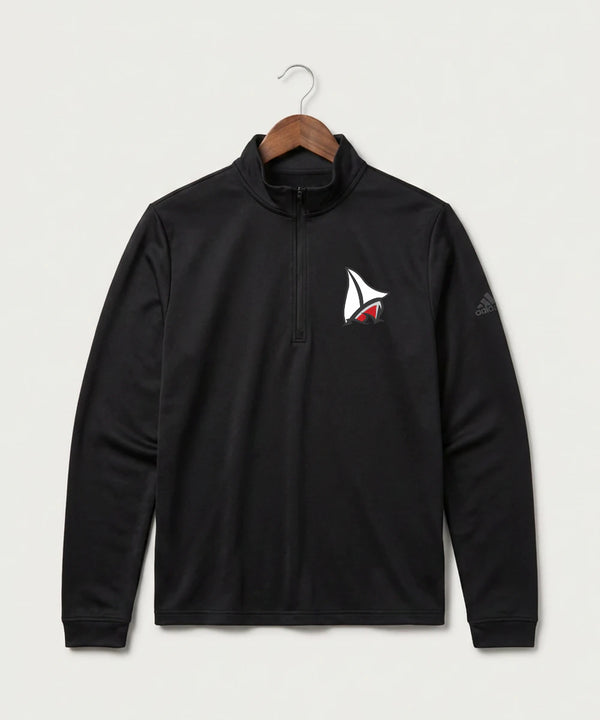 Detroit Lakes Community High School Football (Boys) - Black Men's Ultimate365 Lightweight Quarter-Zip Pullover