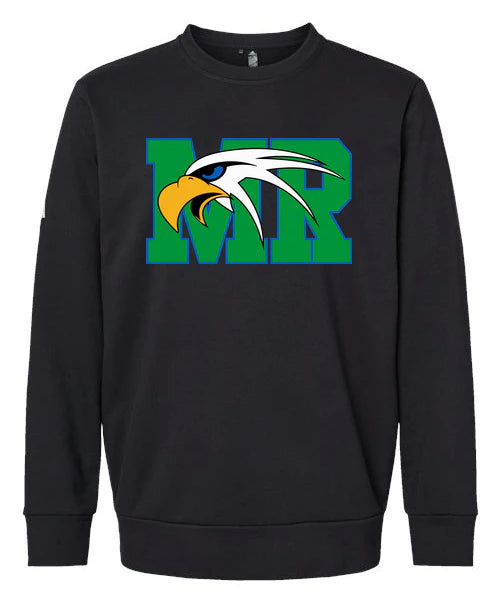 Maple River High School hockey_boys - Black Unisex Fleece Crewneck Sweatshirt