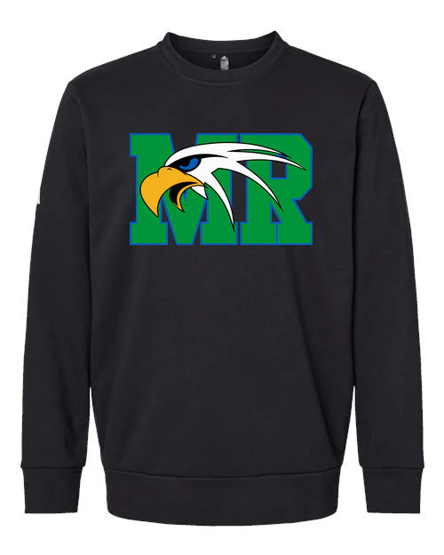 Maple River High School hockey_boys - Black Unisex Fleece Crewneck Sweatshirt